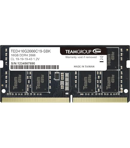 Memória Notebook Team Group 8GB DDR4 2666 Mhz 1.2V - TED48G2666C19